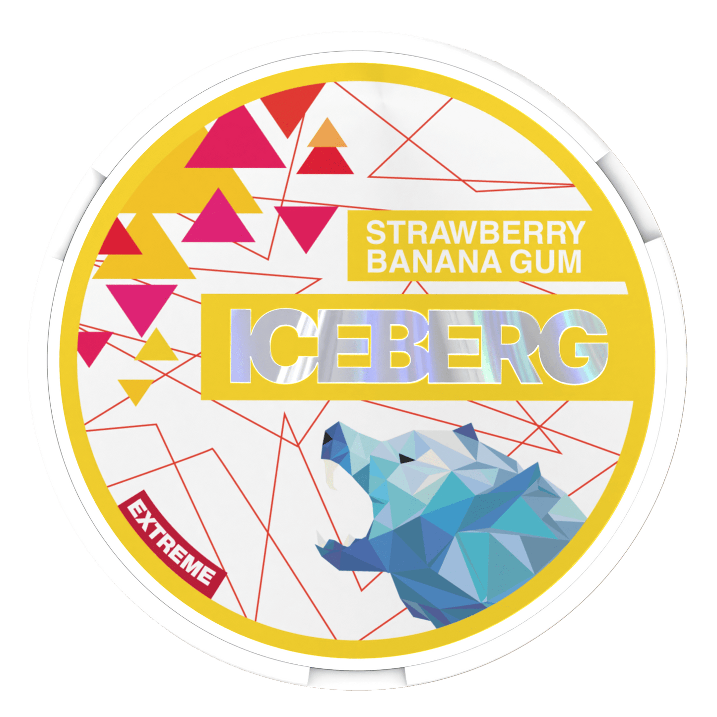 Iceberg Extreme Strawberry Banana Gum 50mg
