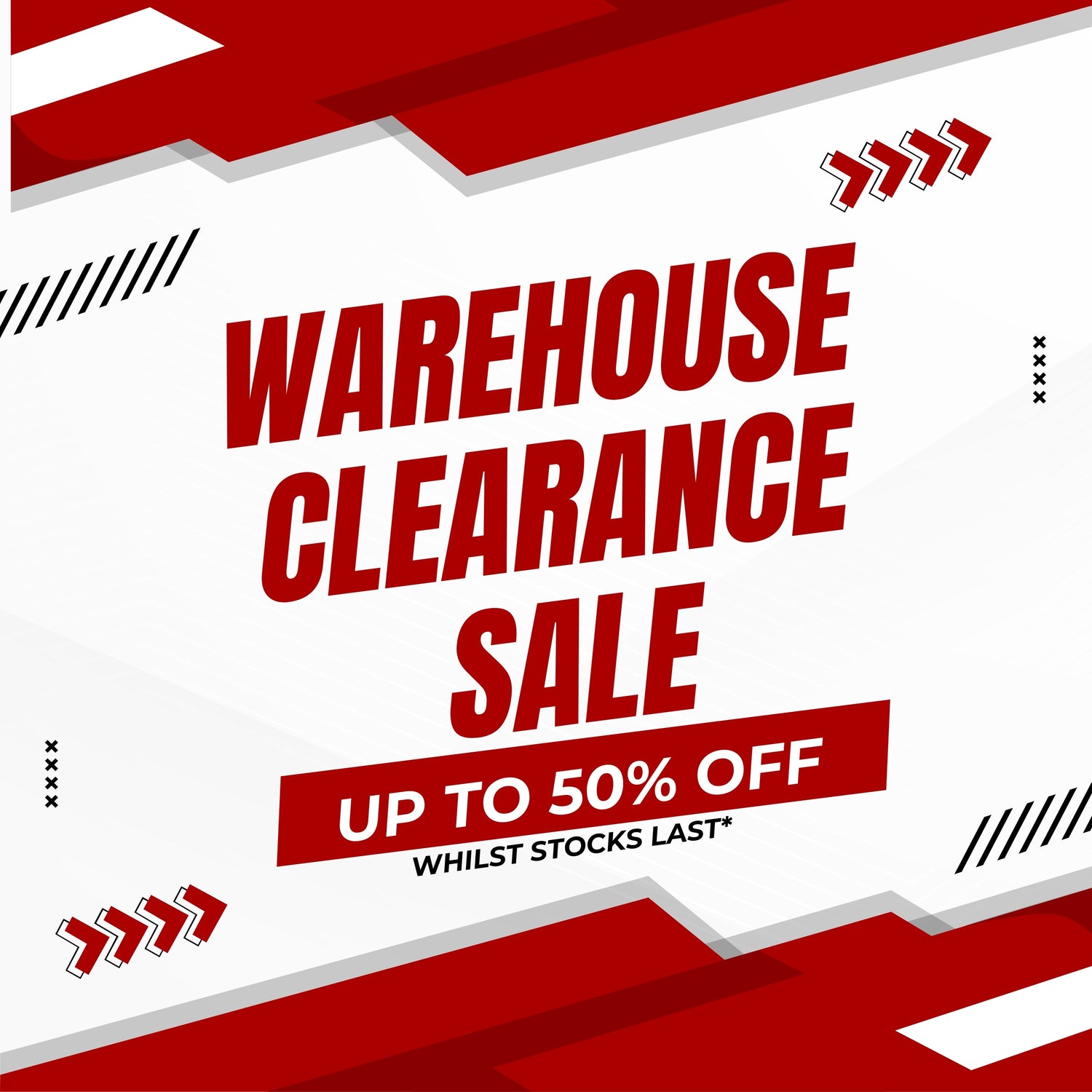 Stock Clearance Sale!